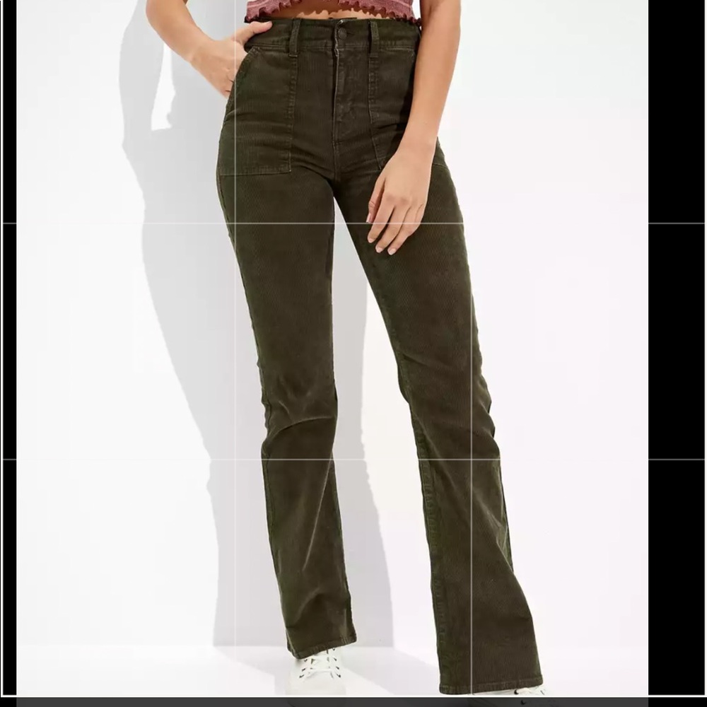Corduroy Super High-waisted Flare Pant